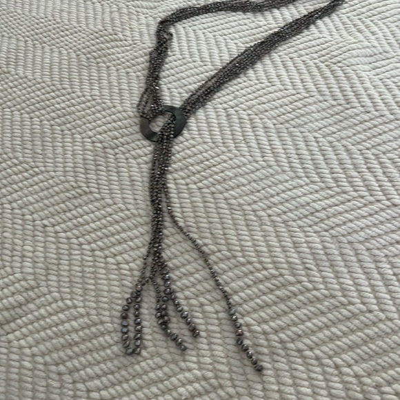 Marco Island Marriott shell and bead lariat necklace or belt accessory - Picture 4 of 5